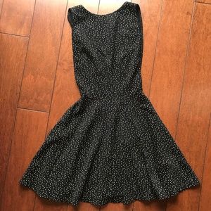 American Apparel Black Polka Dot Dress